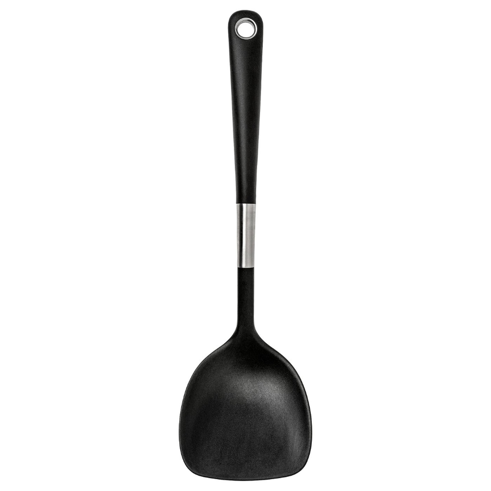 IKEA 365+ HJÄLTE Wok Turner, Stainless Steel/Black, 13 Inch